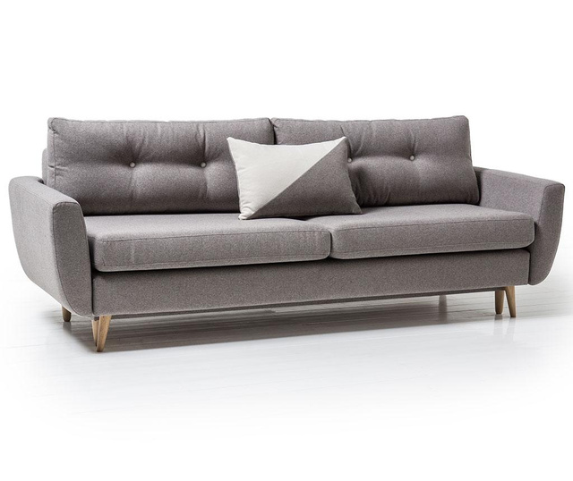 Harris Hamilton Grey Háromszemélyes kihúzható  kanapé