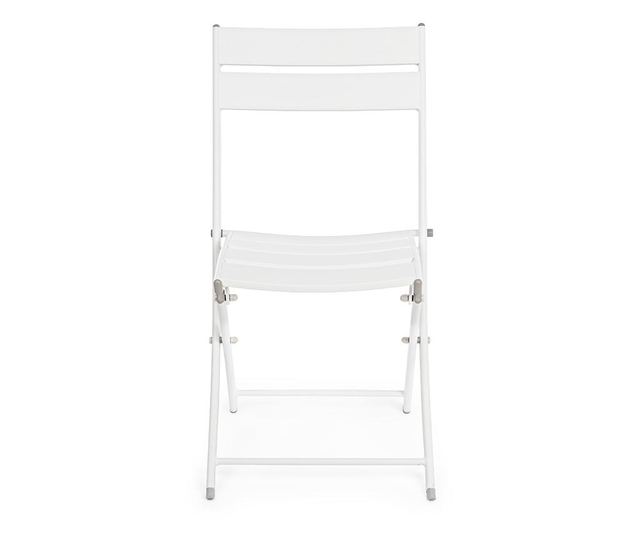 Сгъваем стол за екстериор Mistral White