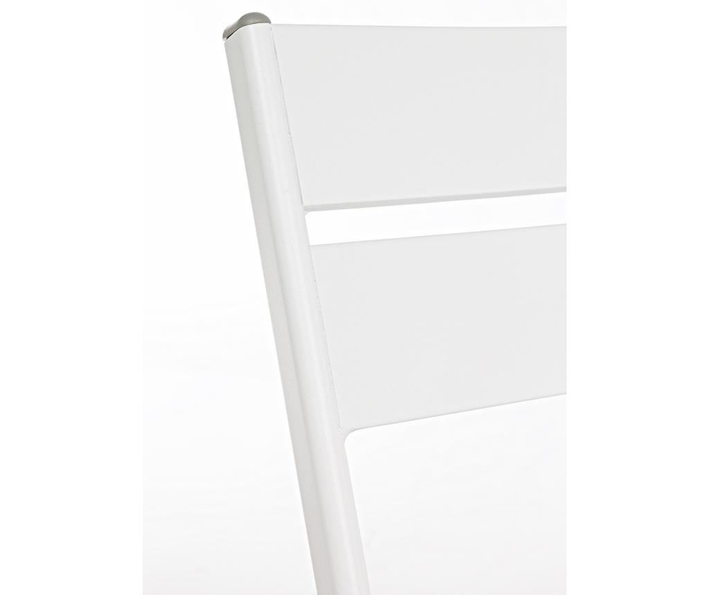 Zložljiv vrtni stol Mistral White - 5