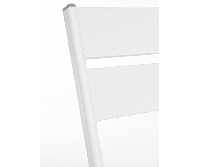 Сгъваем стол за екстериор Mistral White