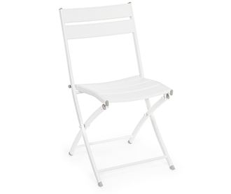 Сгъваем стол за екстериор Mistral White