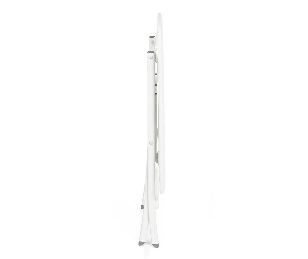 Zložljiva vrtna miza Mistral White - 4