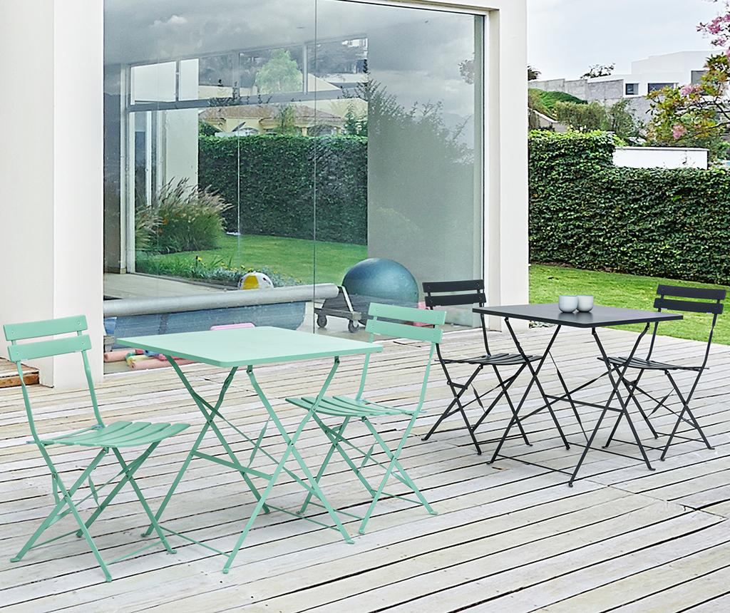 Set vrtna miza in 2 stola Anvers Aqua - 4