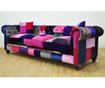 Триместно канапе Chesterfield Patchwork