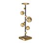 Свещник Brook Gold Black