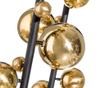 Свещник Brook Gold Black