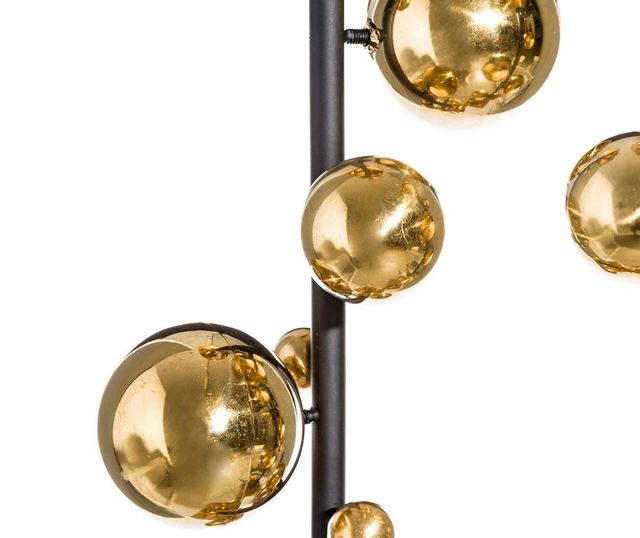 Свещник Brook Gold Black