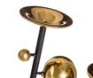Свещник Brook Gold Black