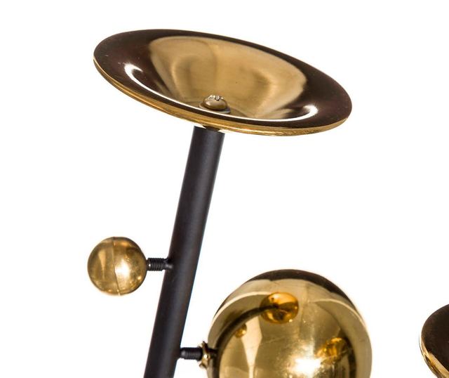 Свещник Brook Gold Black