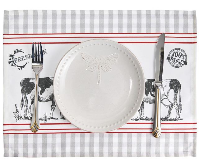 Комплект 2 подложки за хранене Fresh Milk 33x45 см