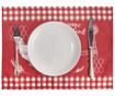 Комплект 2 подложки за хранене Organic Checkers 33x45 см