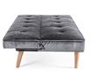 Разтегателен диван Velvet Dark Grey