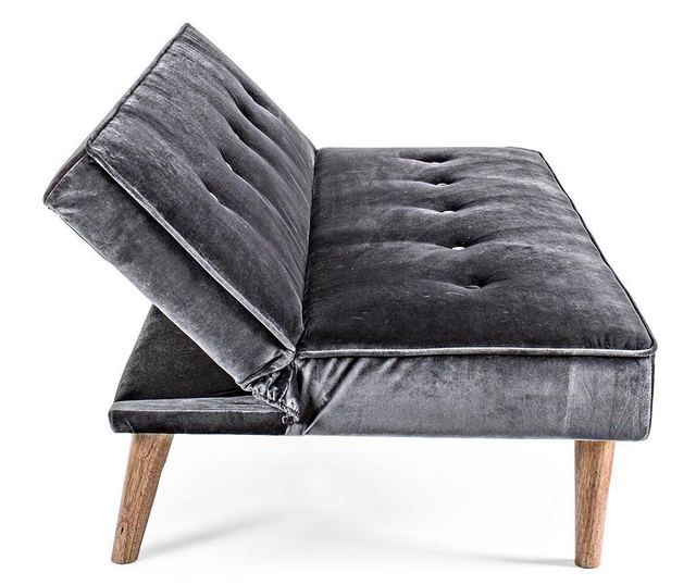 Разтегателен диван Velvet Dark Grey
