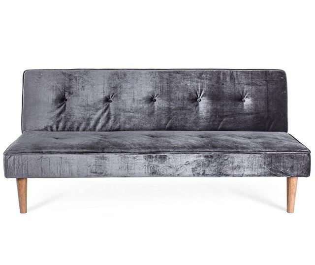 Разтегателен диван Velvet Dark Grey