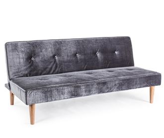 Разтегателен диван Velvet Dark Grey