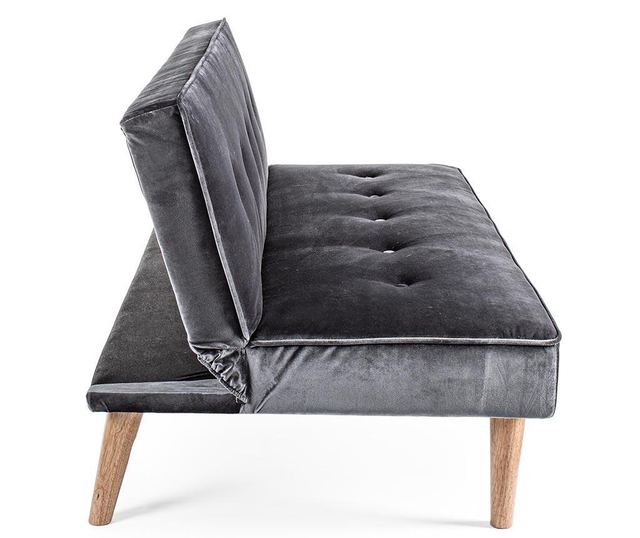 Разтегателен диван Velvet Dark Grey