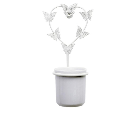 Čaša za kupaonicu sa držačem Heart Butterfly