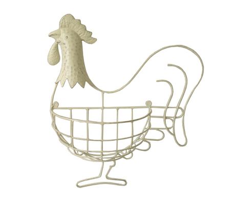 Стенен рафт Rooster Vintage  White