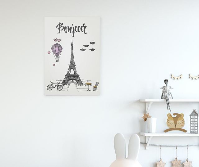 Картина Bonjour 70x50 см