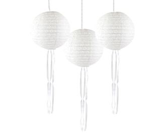 Комплект 3 абажура Decadent Blanc