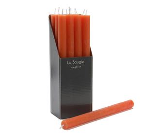 Комплект 12 свещи Dario Orange