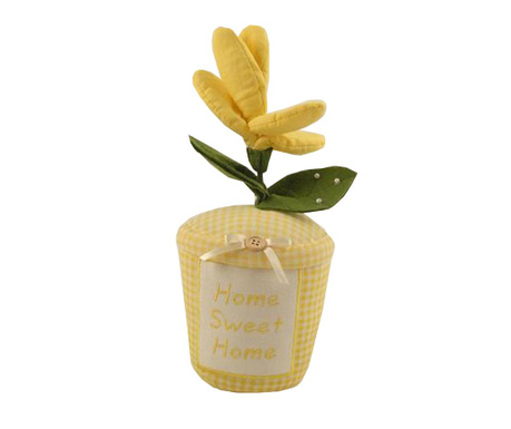 Opritor de usa Disraeli, Flower Pot Yellow, 13x13x13 cm