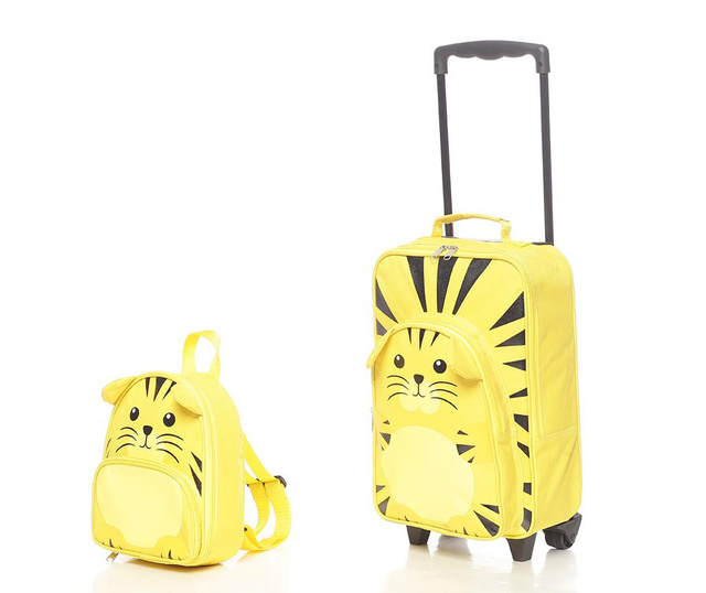 Set putna torba s  kotačićima i dječji ruksak Tiger