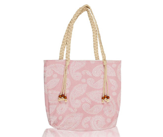 Torba za plažo Paisley Pink