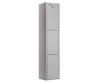 Шкафче за разделно изхвърляне Cubek Three Grey 60 L