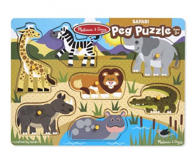 Игра тип пъзел 8 части Safari