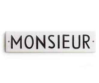 Декорация за врата Monsieur