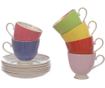 Сервиз 6 чашки и 6 чинийки Tea Flowers