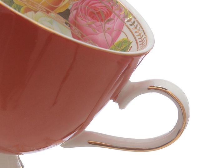Сервиз 6 чашки и 6 чинийки Tea Flowers