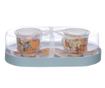 Сервиз 2 чашки и 2 чинийки Tea Orange Flowers