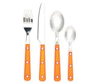 Комплект прибори за хранене 24 части Frosty Orange