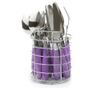 Комплект прибори за хранене 24 части Lilac Madie