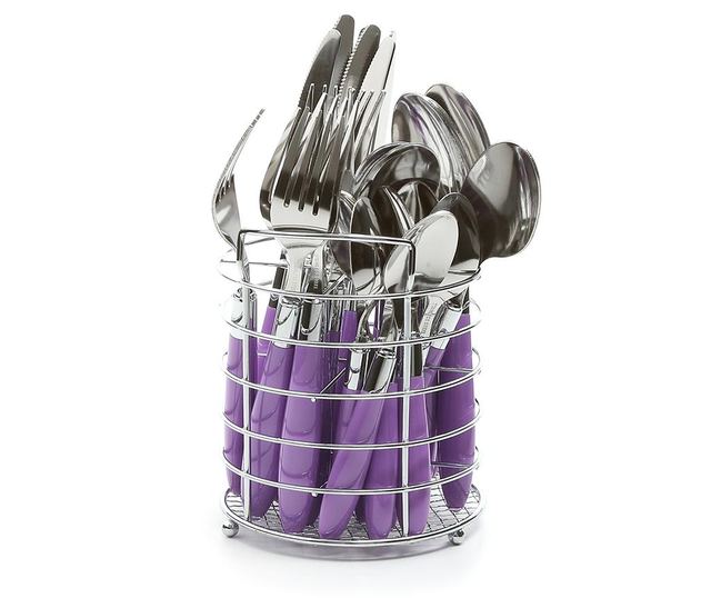 Комплект прибори за хранене 24 части Lilac Madie