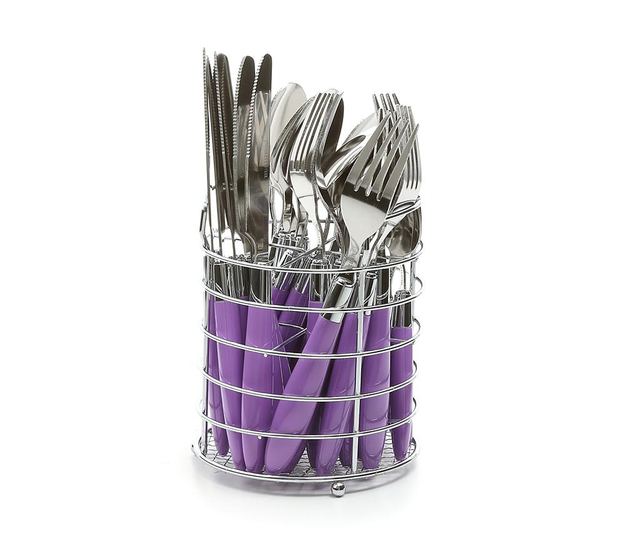 Комплект прибори за хранене 24 части Lilac Madie