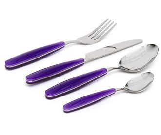 Комплект прибори за хранене 24 части Rara Violet