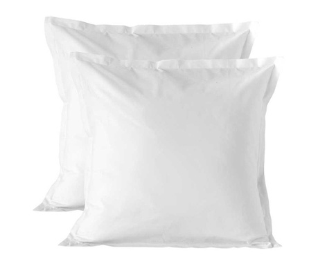 Set 2 jastučnice Basic White 60x60 cm
