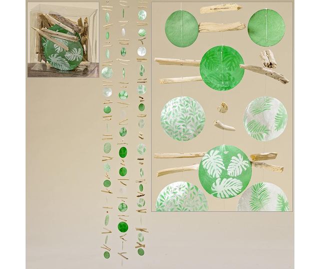 Set 3 viseče dekoracije Leaf Guido