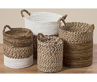 Set 4 košar Giulia Round