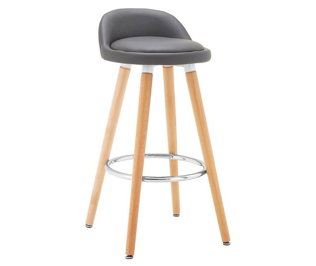 Barski stol Normann Grey