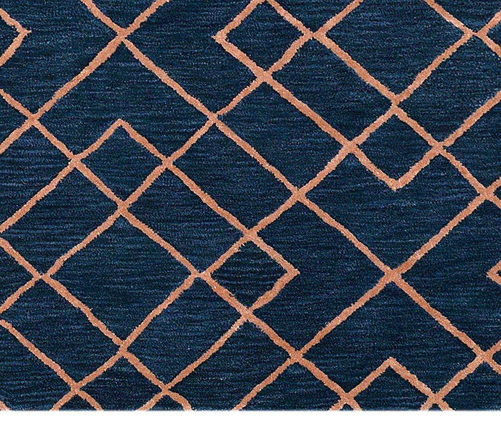 Covor Bakero, Highway Dark Blue, 122x183 cm, albastru inchis - 4