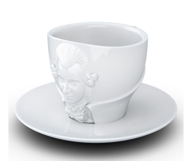 Wolfgang Amadeus Mozart Csésze és kistányér