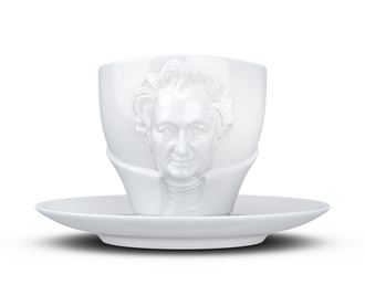 Комплект чашка и чинийка Johann Wolfgang von Goethe
