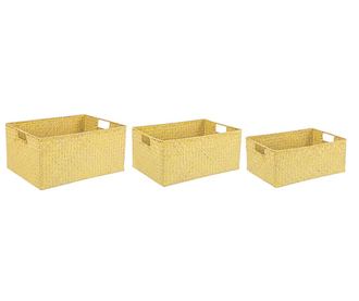 Set 3 košar Cloe Yellow