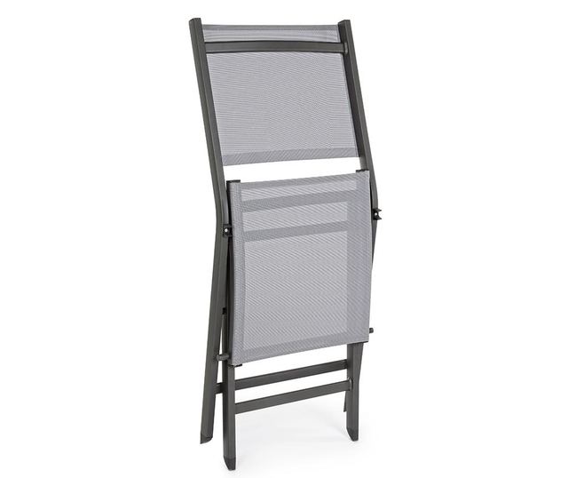 Zložljiv vrtni stol Elin Charcoal