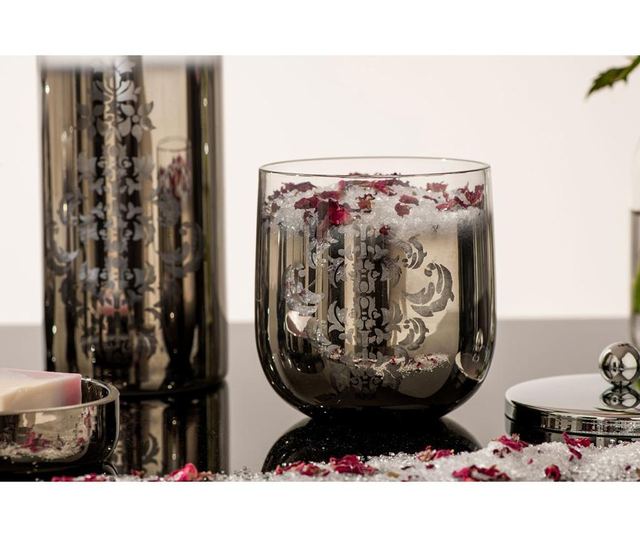 Doza za blazinice za čiščenje ličil Elissa Silver 600 ml