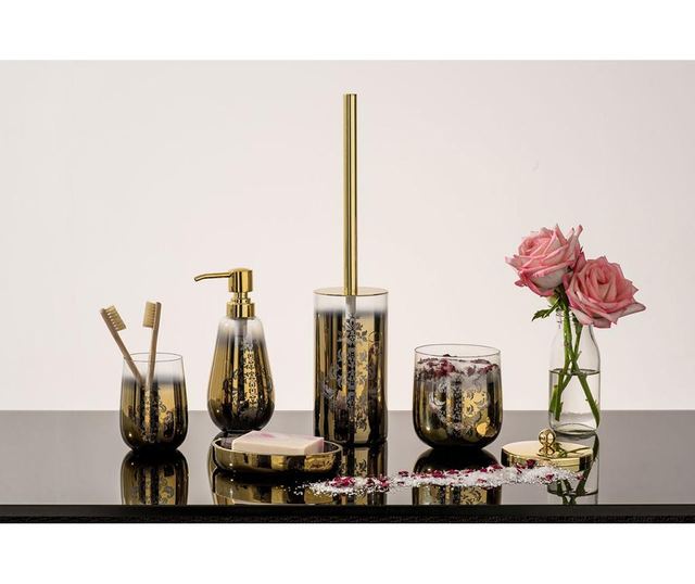 Doza za blazinice za čiščenje ličil Elissa Gold 600 ml